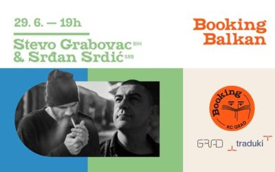 Booking Balkan: Stevo Grabovac i Srđan Srdić u Kulturnom centru Grad