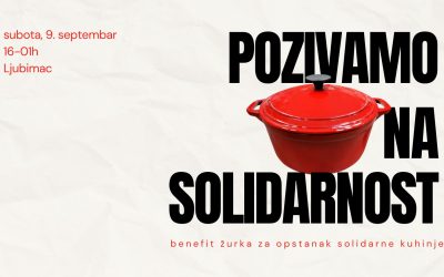 Benefit žurka za opstanak Solidarne kuhinje